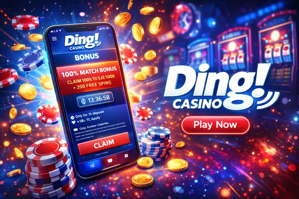 Ding Casino bonus